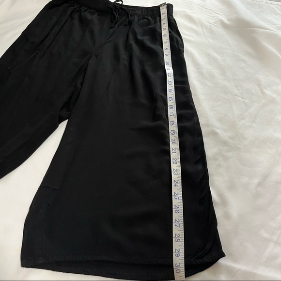 Garage SZ SP Skirt Pants Wide Leg Culottes Black Women - Picture 10 of 16